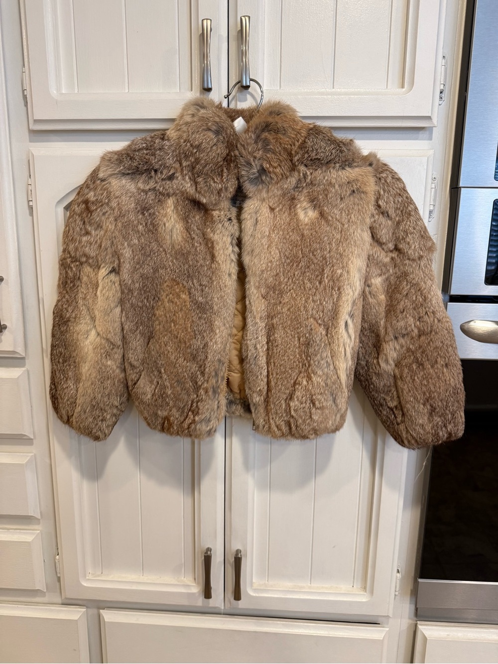 Vintage Girls Real Fur Jacket